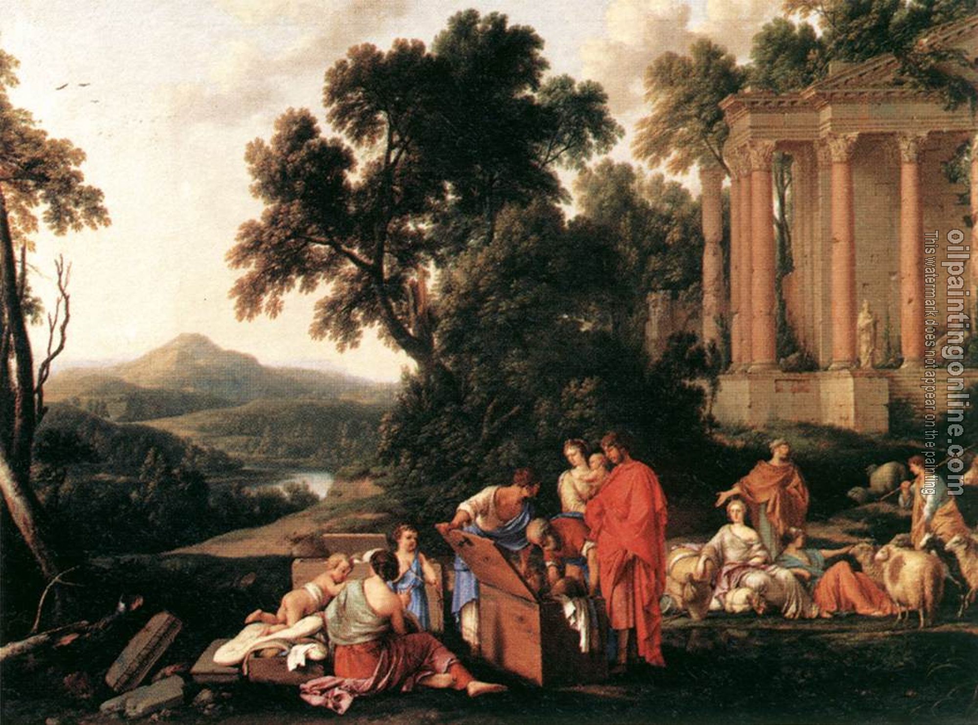 La Hire, Laurent de - Laban Searching Jacob's Bagagge for the Stolen Idols